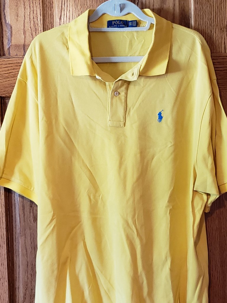 Light Yellow Ralph Lauren Polo Shirt